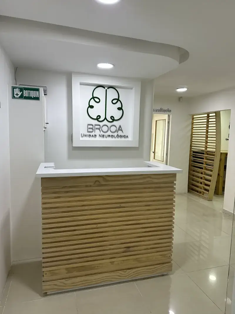 Recepción de Broca Unidad Neurológica, consultorio de neurología en Armenia, Quindío